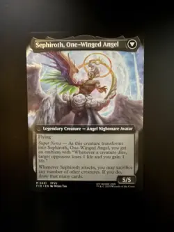 MTG Final Fantasy English Sephiroth, Fabled Soldier Extended Art 0451 Non-Foil - Image 2