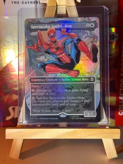 Spectacular Spider-Man Borderless FOIL 0014 MTG SPM Nm/M - Image 1