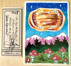 MTG ARTIST PROOF Revised Warp Artifact AP Sketch Art Amy WEBER Magic - Image 1