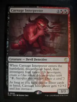 Carnage Interpreter NM Ravnica: Clue Edition MTG FREE SHIPPING - Image 1
