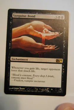 Magic: 2010 Core Set M10: Sanguine Bond 111/249 NM - Image 1