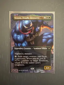 Venom, Deadly Devourer (Borderless) R Marvel's Spider-Man: Eternal-Legal 22 NM - Image 1