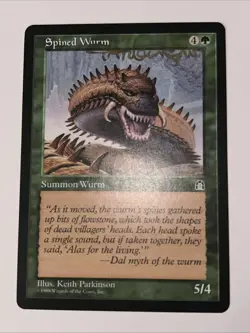Signed ARTIST PROOF Spined Wurm Illus Keith Parkinson MTG - Image 2