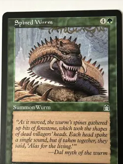 Signed ARTIST PROOF Spined Wurm Illus Keith Parkinson MTG - Image 4