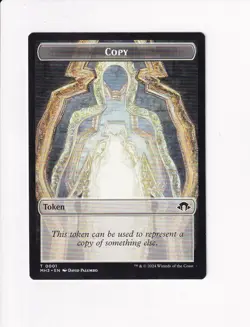 MAGIC MTG COMMANDER MODERN HORIZONS III M3C DUAL TOKEN COPY / SHAPESHIFTER - Image 1