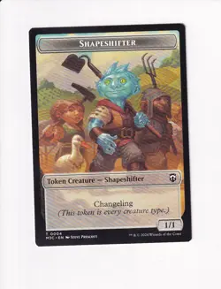 MAGIC MTG COMMANDER MODERN HORIZONS III M3C DUAL TOKEN COPY / SHAPESHIFTER - Image 2