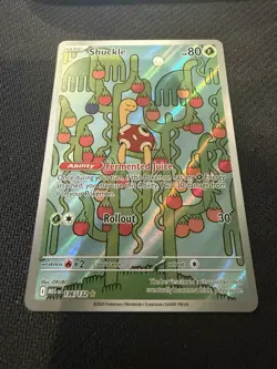 Shuckle 136/132 Mega Evolution Pokemon Illustration Rare Holo [NM] - Image 2