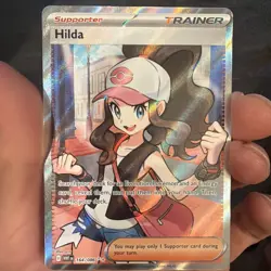 Pokemon TCG Hilda 164/086 Full Art Ultra Rare Scarlet & Violet White Flare NM/M - Image 2