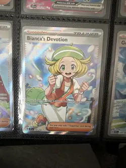 Pokemon TCG - Bianca’s Devotion - Temporal Forces - 197/162 - Full Art Trainer - Image 1
