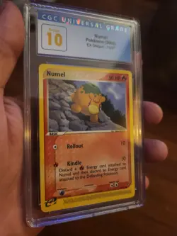 (POP 2) CGC 10 PRISTINE Numel 70/97 EX Dragon Pokemon eReader TCG - Image 1