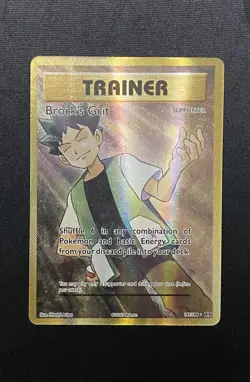 Pokemon TCG Brock's Grit Full Art Card 107/108 XY Evolutions - Image 1