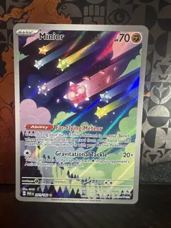 Minior 201/182 Illustration Rare Paradox Rift Pokemon TCG Near Mint Condition - Image 1