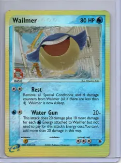 Pokemon Ruby and Sapphire Wailmer #48/109 Uncommon Reverse Holo - Image 1