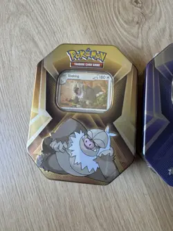 Pokemon TCG Triple Whammy Collector Sealed Tins Complete Set - Image 5