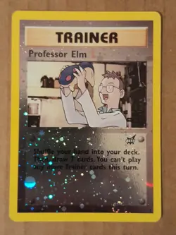Pokemon Professor Elm Best Promo 5 Reverse Holo NM See Pictures - Image 1