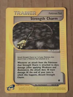 Pokemon Strength Charm 150/165 Expedition e-Reader LP See Pictures - Image 1