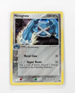 Pokemon TCG Metagross 2/17 POP Series Promos 1 Cosmos Holo Rare Rare LP - Image 1
