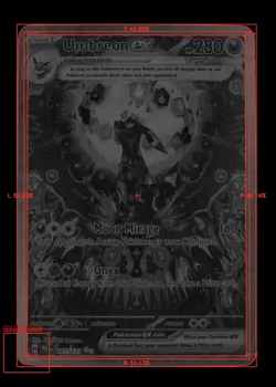 2025 POKEMON PRISMATIC EVOLUTIONS SPECIAL ILLUSTRATION RARE UMBREON MANA 8.5 - Image 5