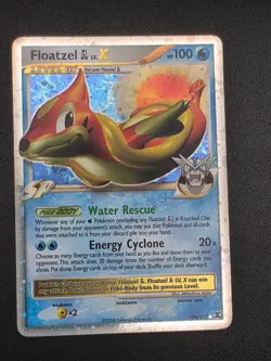Pokemon TCG Floatzel GL Lv.X 104/111 Rising Rivals Holo LP - Image 1