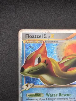 Pokemon TCG Floatzel GL Lv.X 104/111 Rising Rivals Holo LP - Image 2