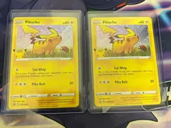 Pikachu HOLOFOIL Promo General Mills 25th Anniversary Pokemon 2LOT 🔥 - Image 1