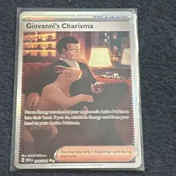Pokemon TCG Giovanni's Charisma 204/165 Sv: Scarlet & Violet 151 Holo NM - Image 3