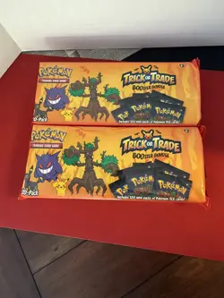 LOT of 2 Pokemon Halloween Trick or Trade BOOster Bundle 2024 240 Packs Total - Image 1