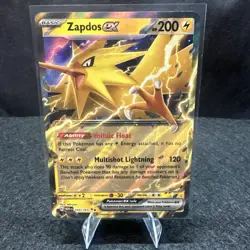 Zapdos ex - 145/165 SV: Scarlet & Violet 151 Pokemon TCG NM - Image 1