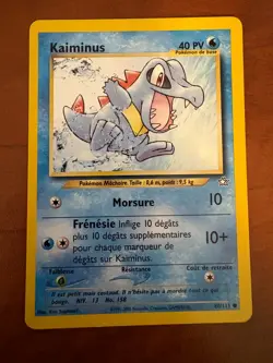 Pokemon Totodile (Kaiminus) Neo Genesis 80/111 French - Image 1