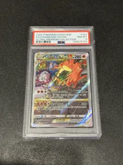 Pokemon TCG Charizard VSTAR SWSH262 Sword & Shield Holo Black Star Promo PSA 8 - Image 1