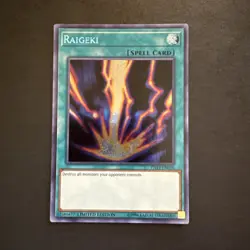 Raigeki - TN19-EN010 - Limited Edition - Secret Rare - Yu-Gi-Oh! - Image 1