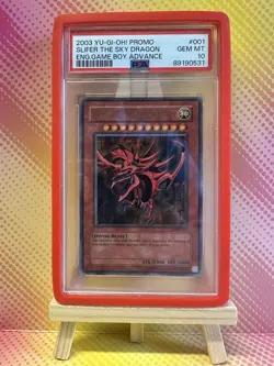 Yu-Gi-Oh Slifer The Sky Dragon Holo GBI-001 Promo PSA 10 GEM MT 2003 - Image 1