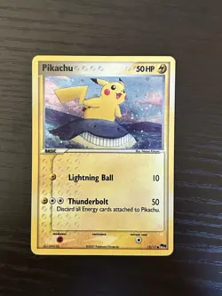 Pokemon Pikachu Pop Series 5 Holo Promo Card 12/17 - Misprint Inverted Back - Image 1