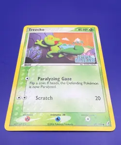 ⚡Treecko 67/100 Crystal Guardians Reverse Holo Pokemon Card LP 2006 - Image 1