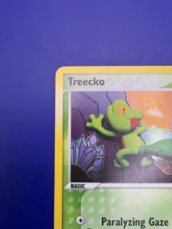 ⚡Treecko 67/100 Crystal Guardians Reverse Holo Pokemon Card LP 2006 - Image 3