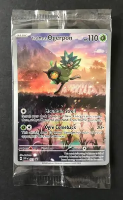 Teal Mask Ogerpon 123 SVP SV SVP123 Pokemon Card PROMO NEW SEALED - Image 1