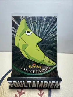 Topps Pokemon Tv Animation Metapod Foil Card - Image 1