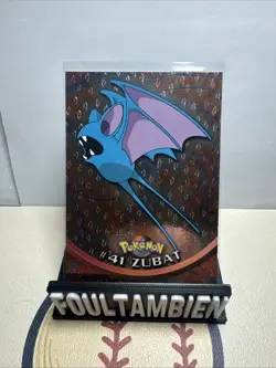 Topps Pokemon Tv Animation Zubat Foil Card - Image 1
