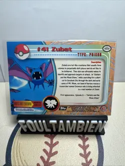 Topps Pokemon Tv Animation Zubat Foil Card - Image 2