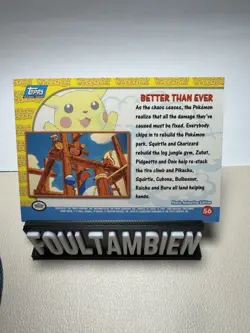 Topps Pokemon Pikachu’s Vacation Better Than Ever Foil Card - Image 2