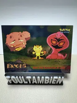 Topps Pokemon Pikachu’s Vacation Rest And Relaxation At Last Foil Card - Image 1