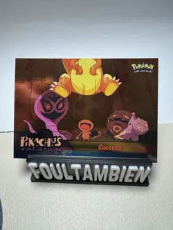 Topps Pokemon Pikachu’s Vacation Scucess Foil Card - Image 1