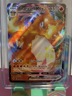 CGC 9 Pokemon Charizard VMAX 020/189 Darkness Ablaze Tcg Graded Card Mint 2020 - Image 3