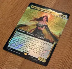 Arwen, Mortal Queen, M 0778, NM+ Surge Foil, MTG LotR Lord of the Rings LTR Card - Image 2