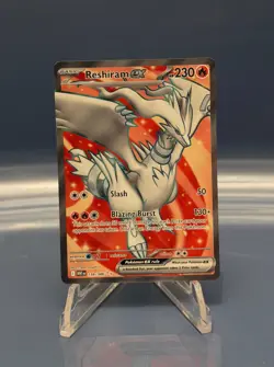 Pokemon White Flare Reshiram EX Full Art Card 158/086 Fresh From Pack - Image 1