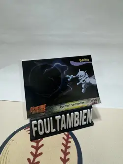 Topps Pokemon Mewtwo Strikes Back Psychic Showdown Foil Card - Image 1