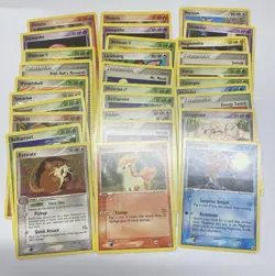 2004 Pokemon FIRE RED vs LEAF GREEN Non Holo Lot 30 Cards All MINT + 4 Wrappers! - Image 1