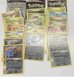 2004 Pokemon Ex Team Rocket Returns Non Holo Lot 108 Cards + 15 Empty Wrappers - Image 4
