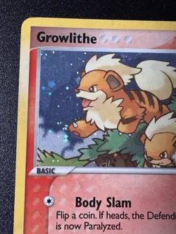 Growlithe 55/92 EX Legend Maker Pokemon Card Reverse Holo Foil Rare MP - Image 3
