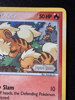 Growlithe 55/92 EX Legend Maker Pokemon Card Reverse Holo Foil Rare MP - Image 4